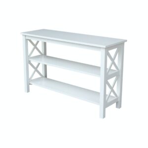 Hampton Sofa Table in White, Ready to Ship