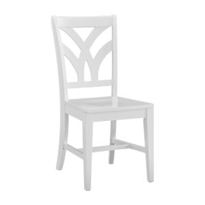 Palm Chair in Pure White, Ready to Ship