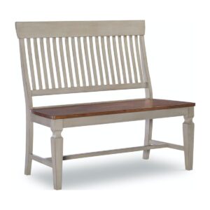 Riomar Slat-Back Dining Bench