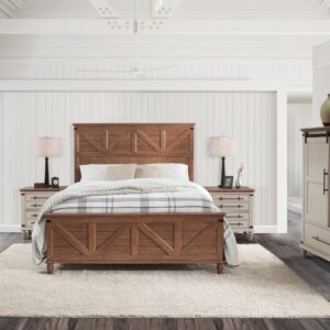 Rustic King Bed