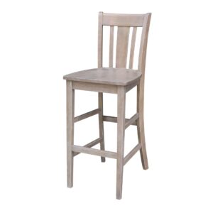 30-Inch San Remo Stool in Gray, Ready to Ship