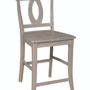 Verona Stool in Weathered Gray, Ready to Ship