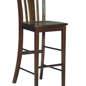 30-Inch San Remo Stool in Espresso, Ready to Ship