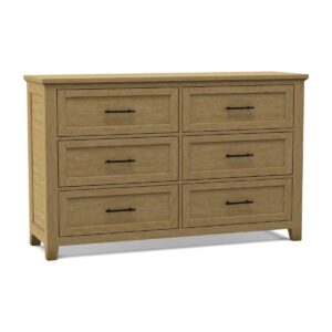 Sanibel 6-Drawer Dresser in Macchiato