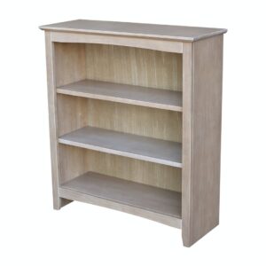 Shaker Bookcase 32x12x36 in Gray, Ready to Ship