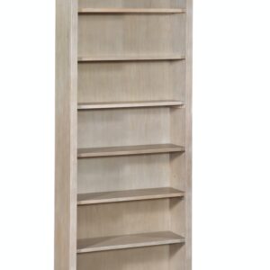 Shaker Bookcase 32x12x84 in Gray, Ready to Ship