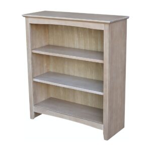 Shaker Bookcase 32x12x36 in Gray, Ready to Ship
