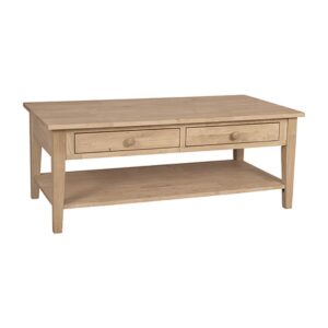 Spencer Coffee Table in Heather Gray, Ready to Ship
