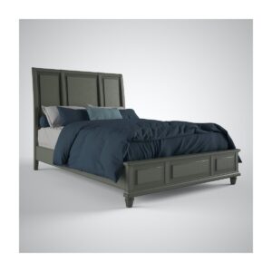 Summit King Panel Bed in Heather Gray