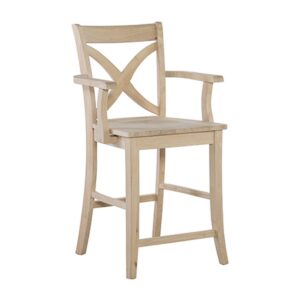 Vineyard Counter Stool with Arms